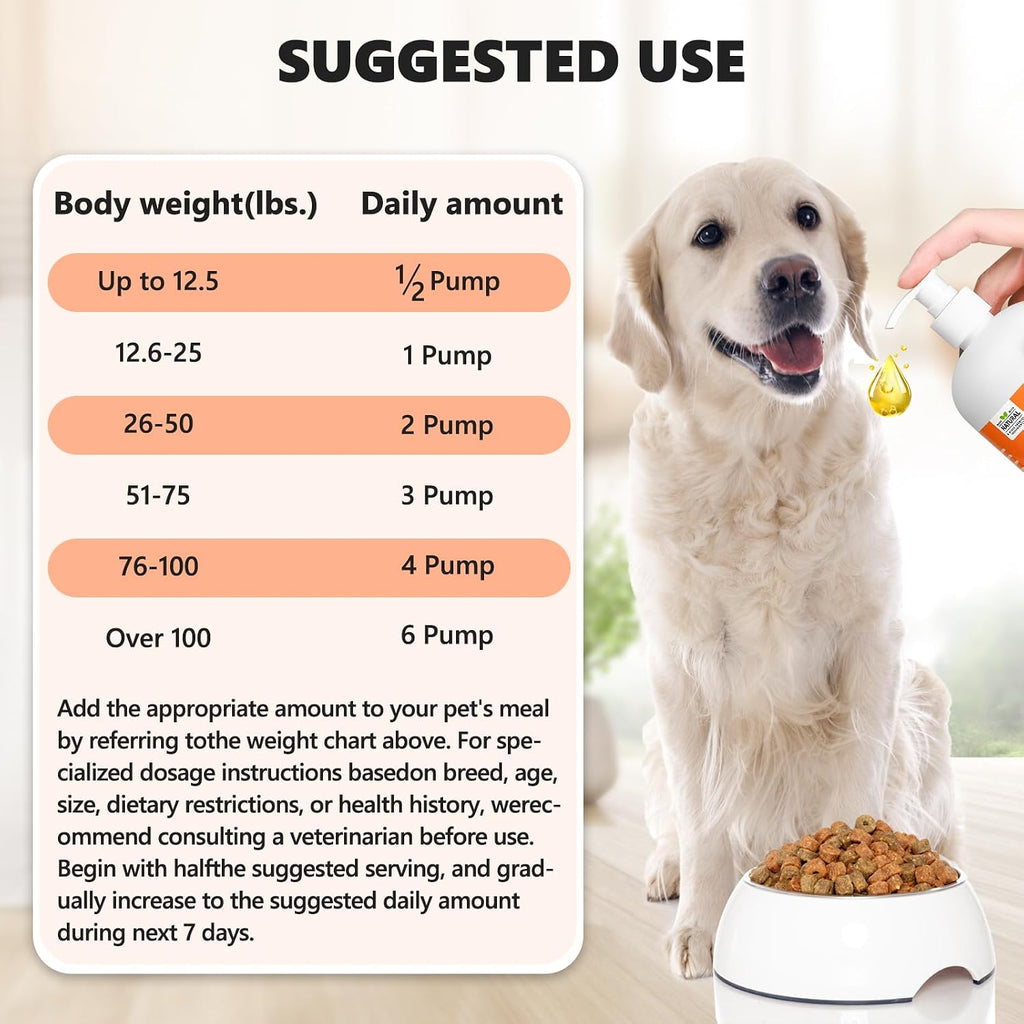 Aceite de Salmón Salvaje para Perros y Gatos, 946 ml