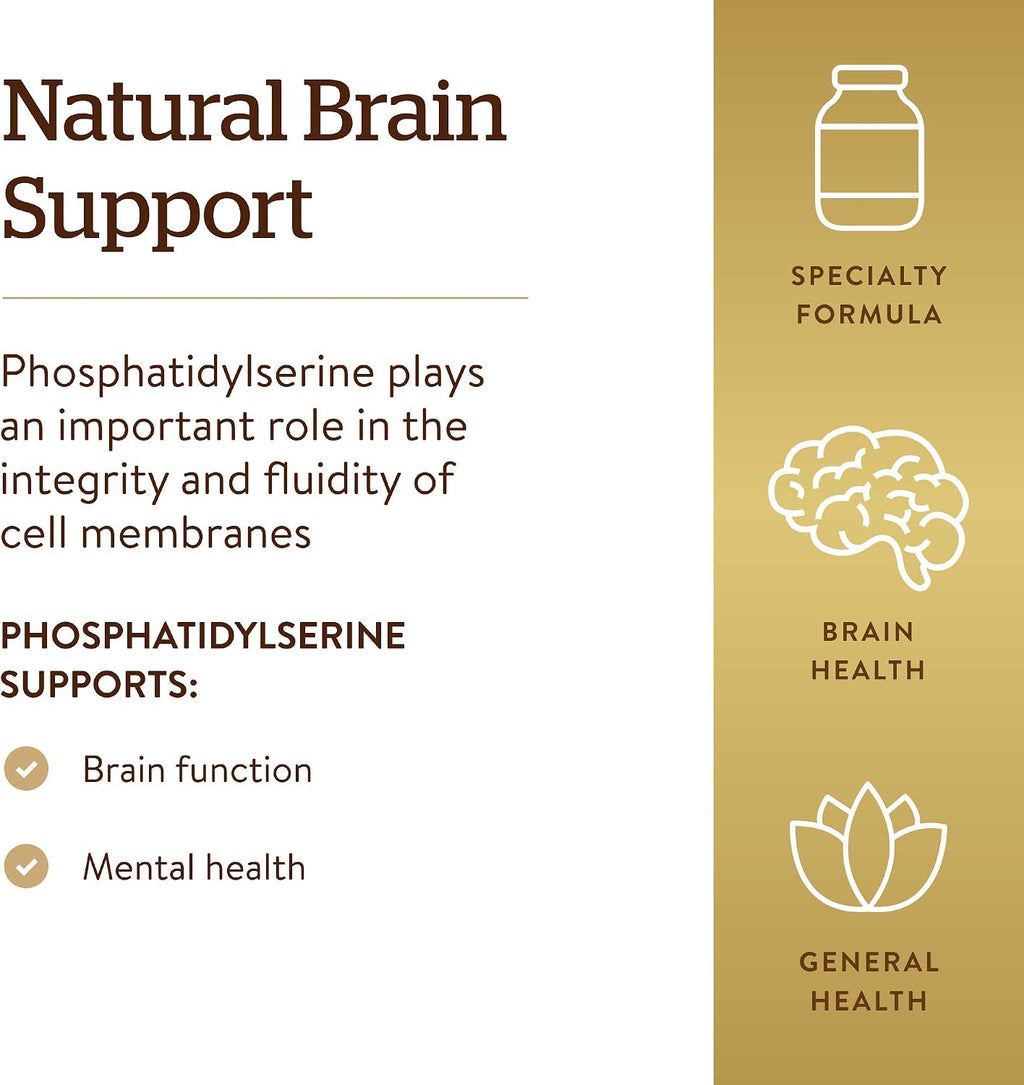 Solgar Phosphatidylserine 200 mg, 60 Softgels