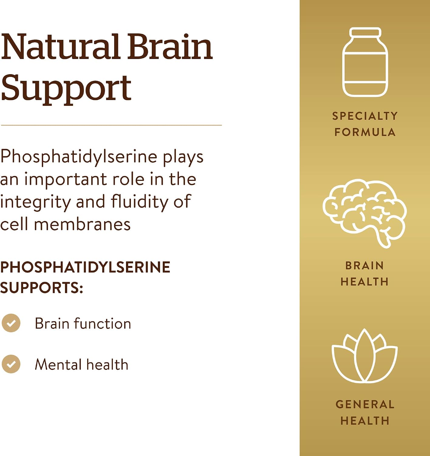 Solgar Phosphatidylserine 200 mg, 60 Softgels