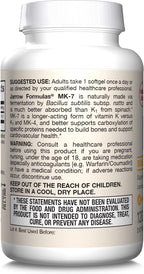 Jarrow Formulas MK-7 90 mcg – Vitamina K2 (Menaquinona-7) – 120 Cápsulas blandas