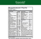 EMERALD LABS Complete 1-Daily Multi - Multivitamínico completo para hombres y mujeres con vitamina C, folato metilado y mezcla de alimentos integrales - 30 cápsulas vegetales