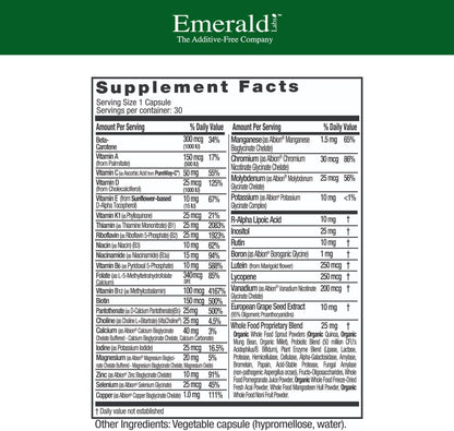 EMERALD LABS Complete 1-Daily Multi - – Salud ósea: El folato (ácido fólico) contribuye al crecimiento de los – Image 2