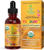 Tropical Oasis Multivitamínico Orgánico Líquido para Niños con Hierro (59 ml)