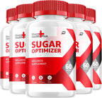 Gluco Health Plus Capsules – Sugar Optimizer, Fórmula Avanzada, 5 Paquetes (300 Cápsulas)