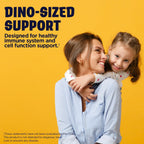 KAL ImmunoRaptor Masticables para el Apoyo Inmunitario de Niños, Sabor Naranja, 60 Unidades