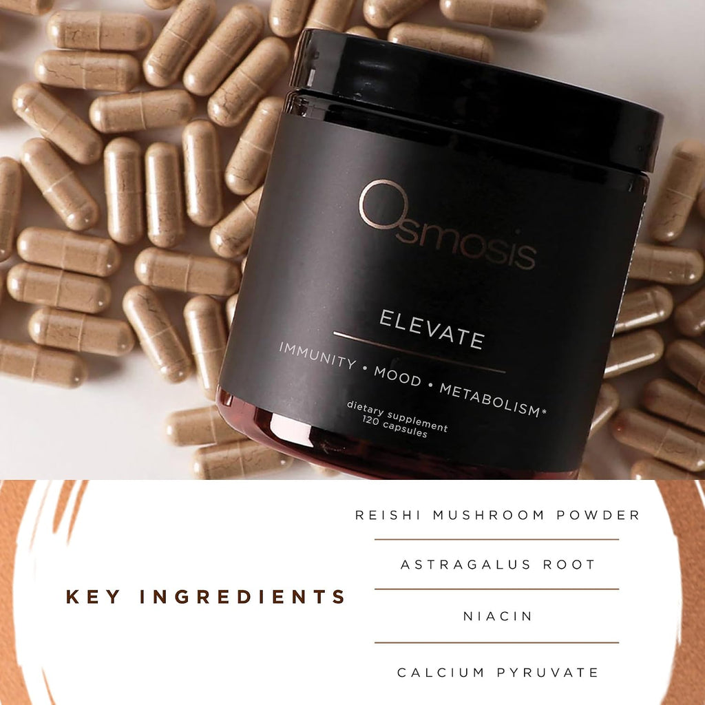 OSMOSIS Elevate - Inmunidad, Estado de Ánimo y Metabolismo, 120 Cápsulas