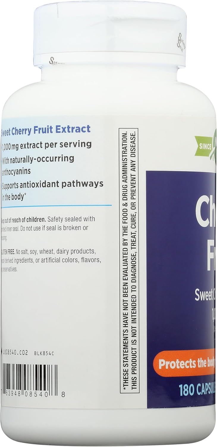 Nature's Way Extracto de Cereza Dulce - 180 Cápsulas - 1000 mg por dosis