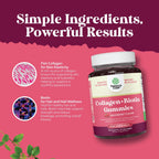 Gominolas de Biotina y Colágeno para Mujeres - Extra Fuertes - 10000mcg por porción - 90 unidades