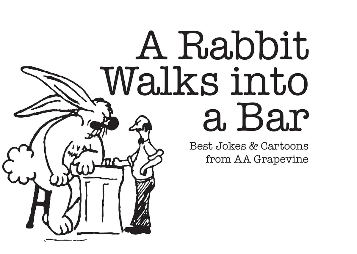A Rabbit Walks into A Bar: Best Jokes & Cartoons from AA Grapevine - görsel 1