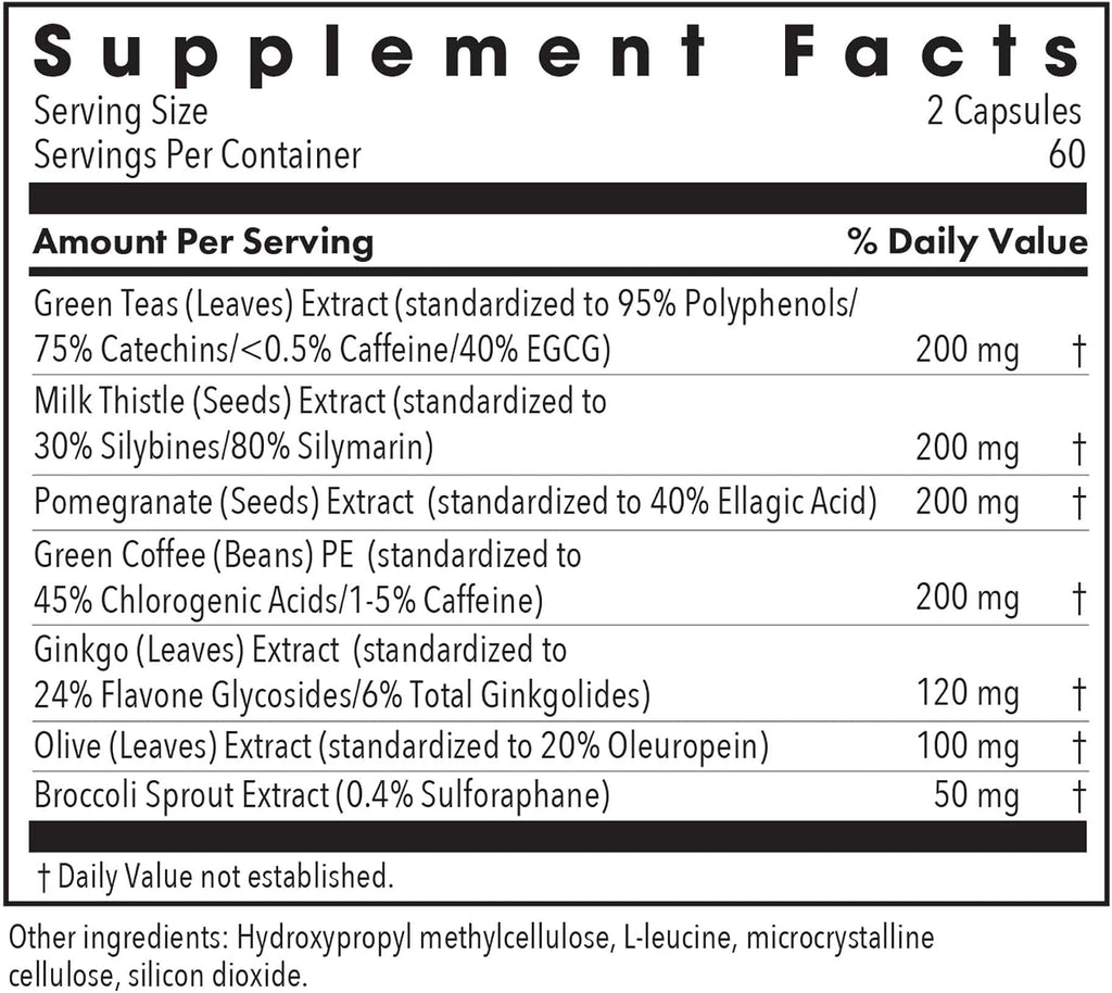 ARG Nrf2 Renew by Allergy Research Group - Sulforaphane and Botanical Extracts - 120 Capsules