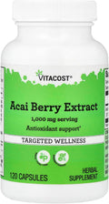 Vitacost Acai Berry Extract, 120 Capsules (500 mg per Capsule)