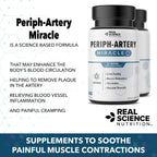 Real Science Periph-Artery – Suplemento Vascular para la Circulación y Fuerza Arterial – con Vinitrox y GABA – 60 Cápsulas