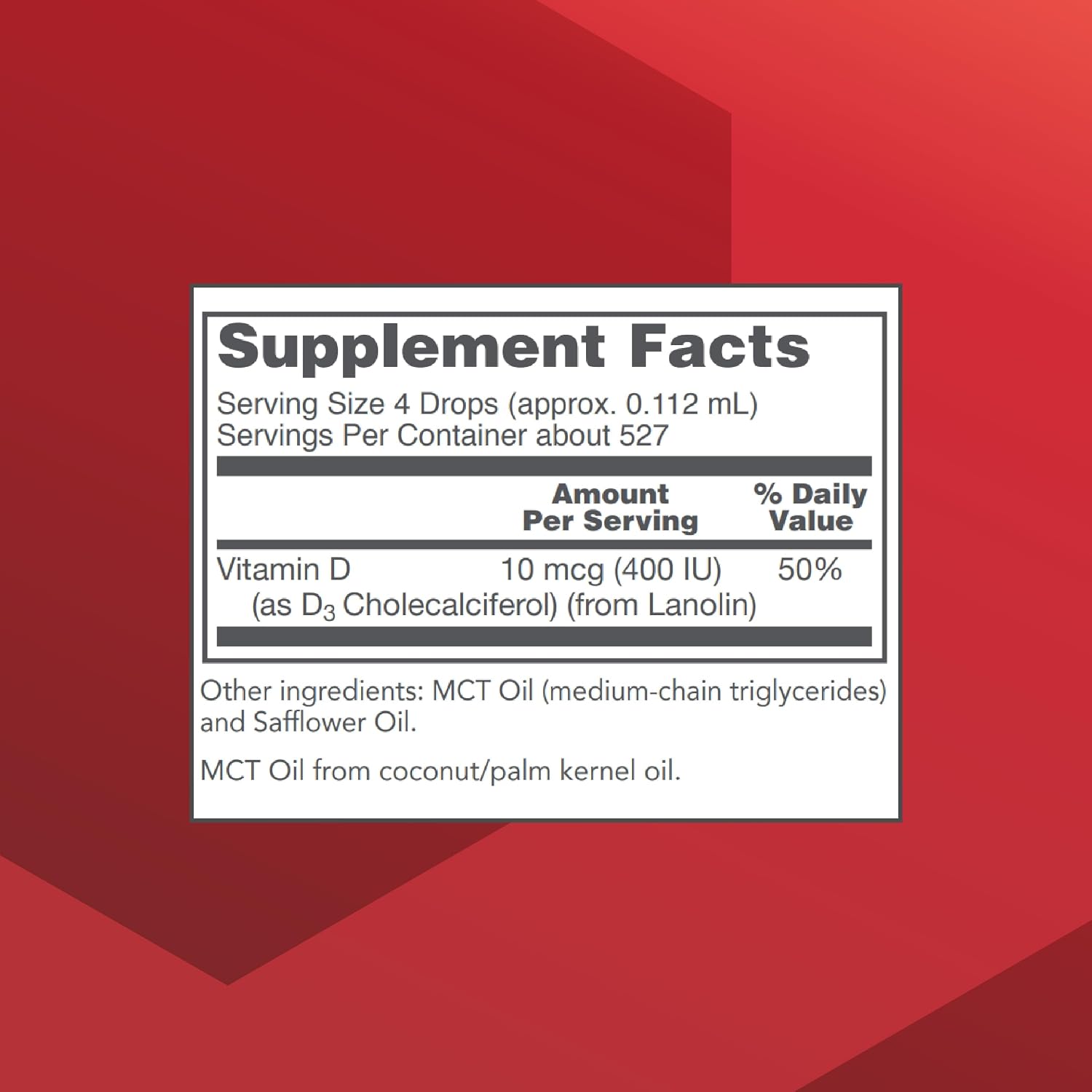 Protocol For Life Balance - Liquid Vitamin D3 - 400 IU - 60 mL