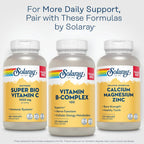 Solaray Complejo B 100 mg - 275 Cápsulas Veganas con 8 Vitaminas B, Inositol y Colina