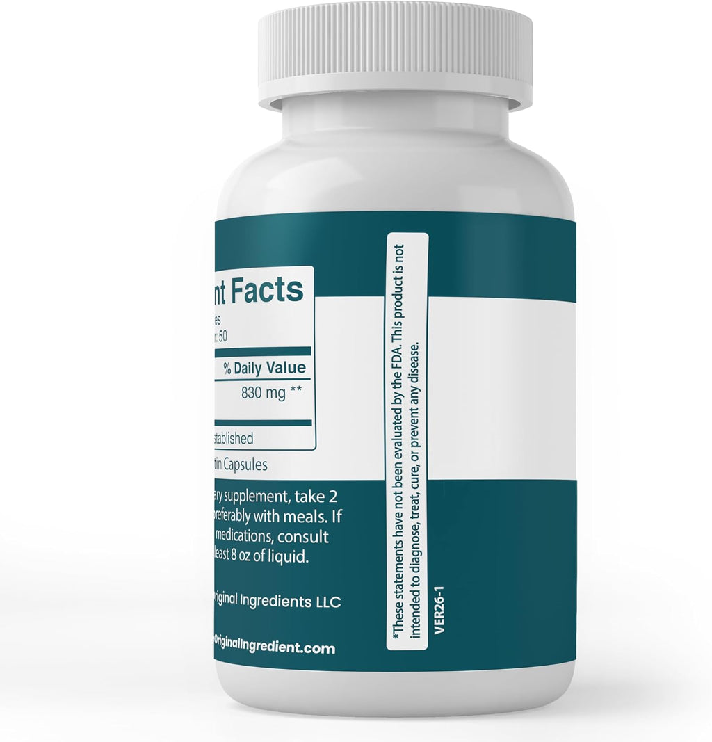 Pure Original Ingredients Eyebright, 100 Cápsulas - Suplemento Puro y sin Aditivos
