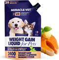 Ganador de peso hipercalórico para perros y gatos - Suplemento multivitamínico en gel con aceite de pescado omega-3 y calcio