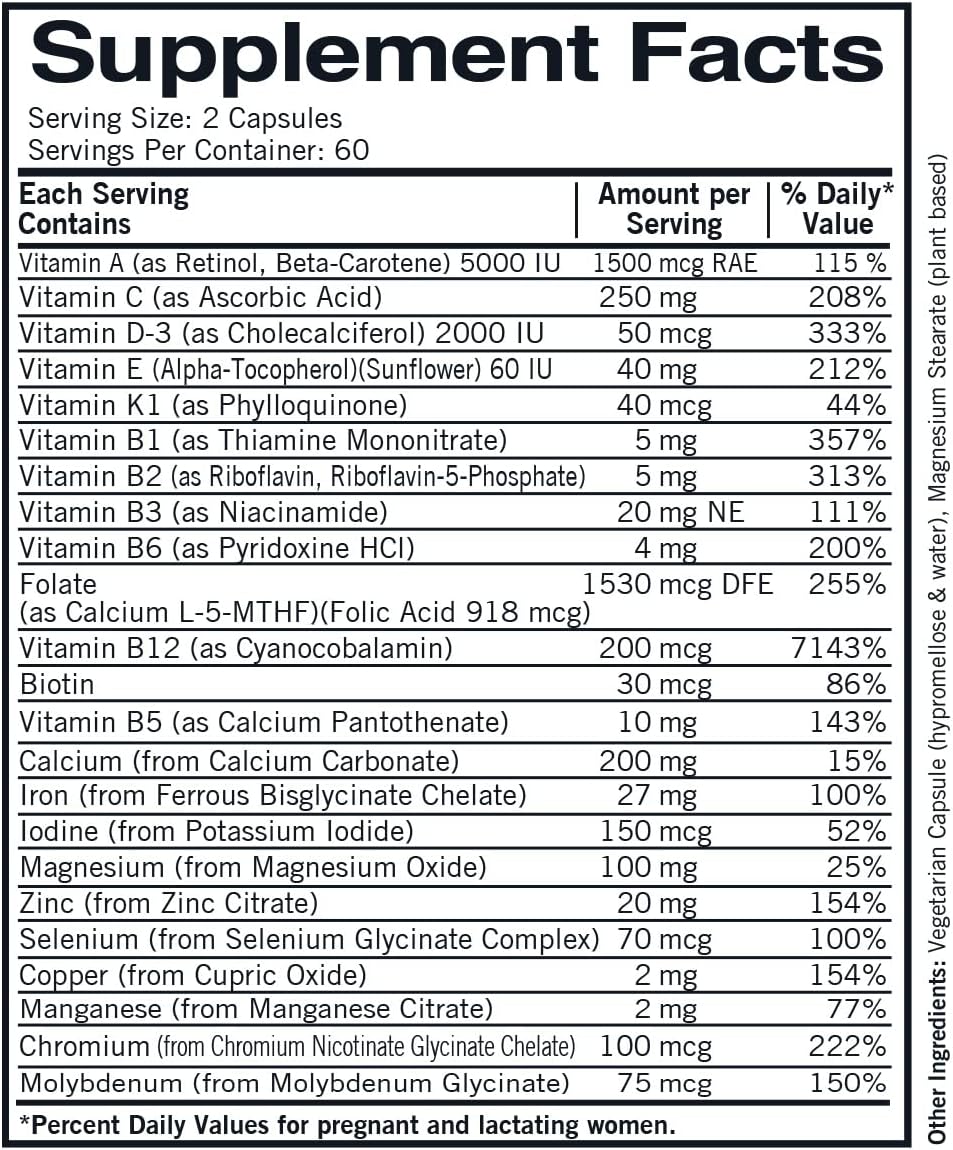 Prenatal Advanced Care, 120 Cápsulas, Kirkman Labs