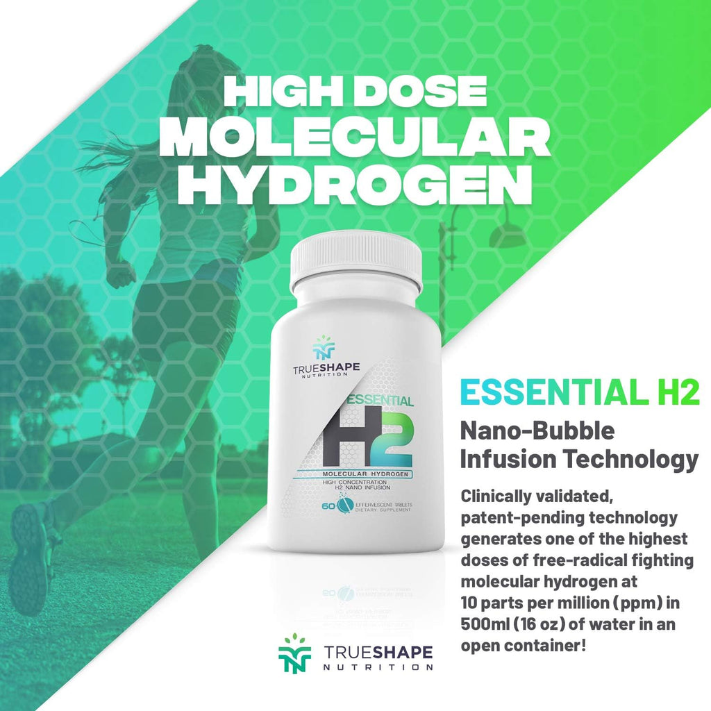 Essential H2 Comprimidos Efervescentes de Hidrógeno Molecular - 60 Servicios