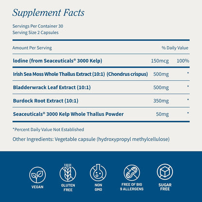 Snap Supplements Irish Sea Moss con – Quienes buscan un impulso natural de energía: Al apoyar el metabolismo – Image 8