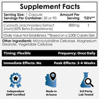 Beta-Ecdysterone 50% Cápsulas | 500 mg | Extracto de Cyanotis Arachnoidea | 30 Unidades