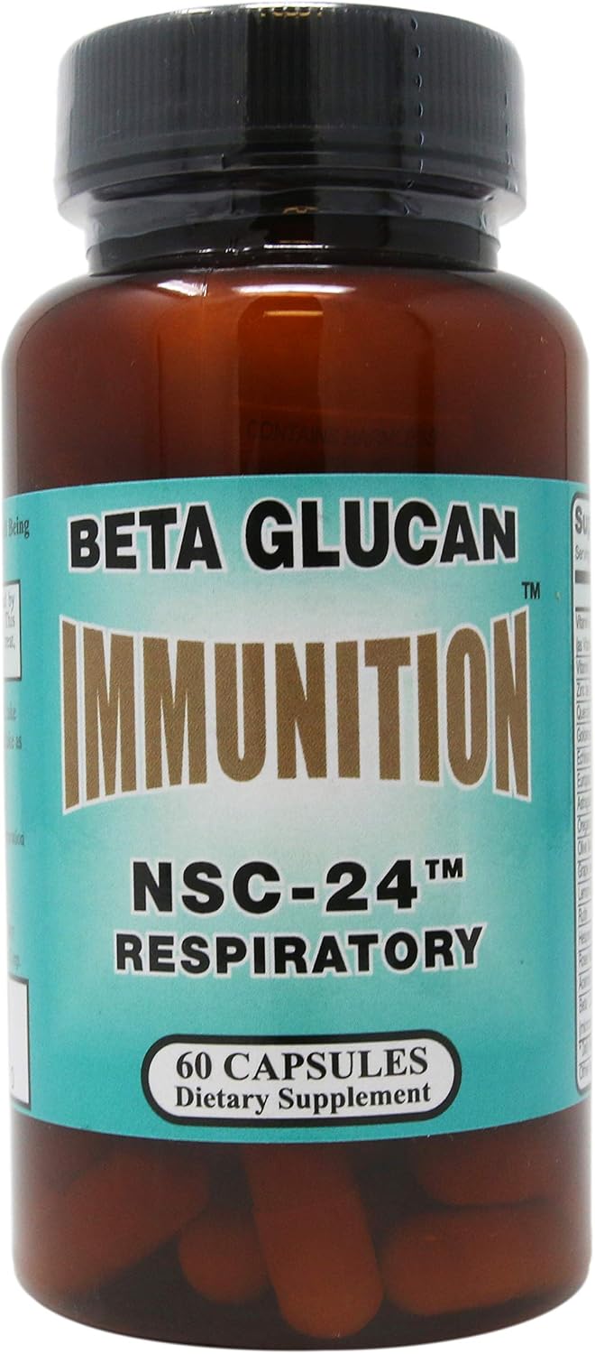 NSC-24 Fórmula Respiratoria Beta Glucano, 60 Cápsulas