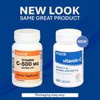 MAJOR Vitamina C-500 mg Ácido Ascórbico - 100 Comprimidos