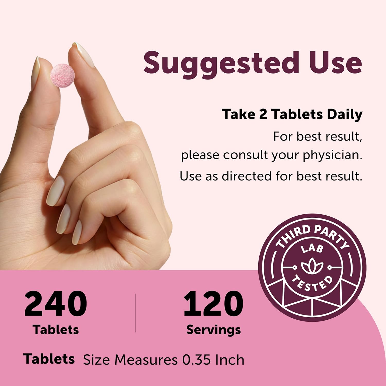 Micro Ingredients Vitamina B12 5.000 mcg | Metilcobalamina – 240 Comprimidos Masticables | Disolución Rápida, Sabor Natural a Fresa | Vegano, No GMO, Sin Gluten