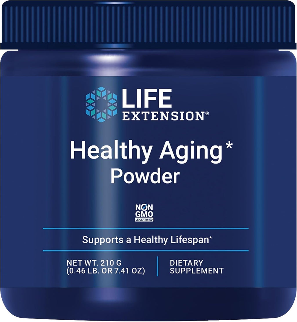 Life Extension Healthy Aging Powder - Suplemento en polvo para un envejecimiento saludable, 30 dosis