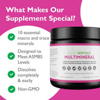 R-Kane Nutritionals Barisentials Suplemento Multimineral Bariátrico – Polvo Post-Cirugía – Sabor Fresa-Limón – 240g