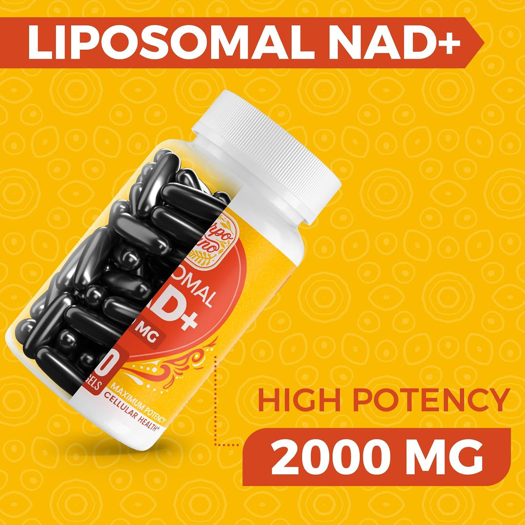 Cuerpo Sano NAD+ Liposomal 2000 mg – 60 Cápsulas Blandas