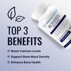 Approved Science Bonesyl - Complejo para la Salud Ósea con Calcio, K2 y Magnesio - 60 Comprimidos Veganos