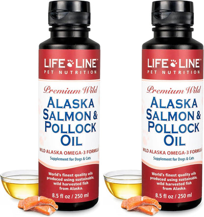 Life Line Pet Nutrition Aceite de Salmón y – Envase y conservación: Un envase opaco y con dosificador antigoteo – Image 9