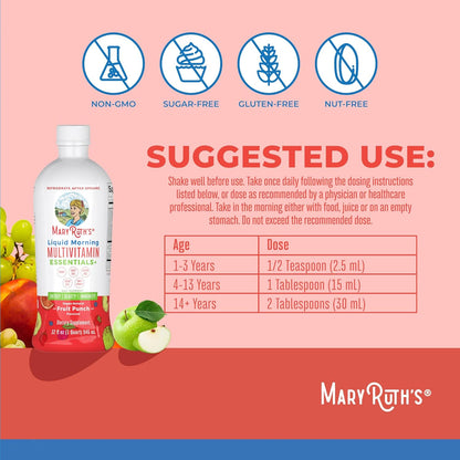 MaryRuth's Liquid Morning Multivitamin – Vitamina D3 : importante para la absorción del calcio y la salud ósea. – Image 3