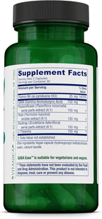 GABA Ease de Vitanica - 60 Cápsulas Veganas para Apoyo Calmante