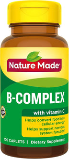 Nature Made Complejo B con Vitamina C - 100 Comprimidos (Pack de 3)