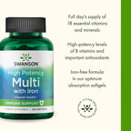 Swanson Multi High Potency - Complete Multivitamin 120 Softgels