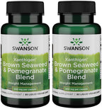 Swanson Xanthigen – Mezcla de Alga Parda y Granada – 200 mg, 90 Cápsulas Líquidas Vegetales (Pack de 2)