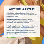 GutPersonal The Gut Fix™ Pack: The Miracle Worker Magnesio en Polvo, Sabor Fresa, 30 Dosis + The Booster Probiótico, Cápsulas, 60 Dosis