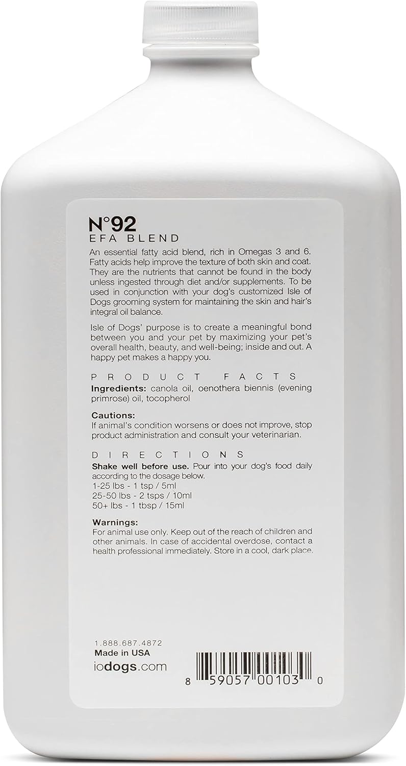 Isle of Dogs Coature No. 92 Suplemento EFA para perros - 1 litro