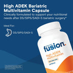 Bariatric Fusion High ADEK Multivitamínico con Hierro - 270 Cápsulas