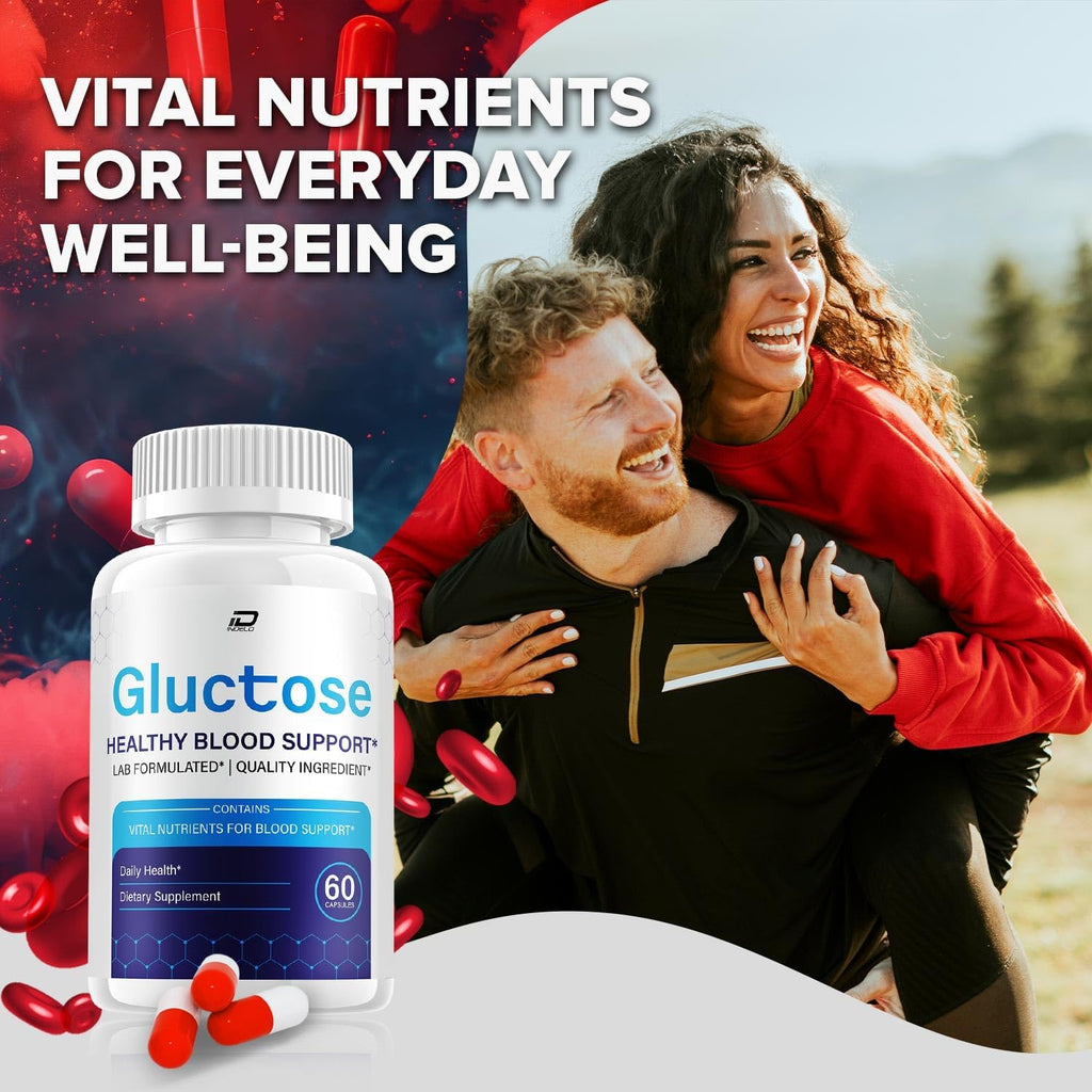Gluctose Capsules – Suplemento Avanzado, Fórmula Natural, 120 Cápsulas (2 Envases)