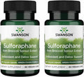 Swanson Sulforafano Extracto de Brotes de Brócoli - Estandarizado al 0,4% (60 Cápsulas Veganas, 400 mcg)