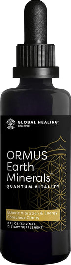 Global Healing Center ORMUS Earth Minerals - Mezcla Líquida de Oro, Platino e Iridio (60 ml)