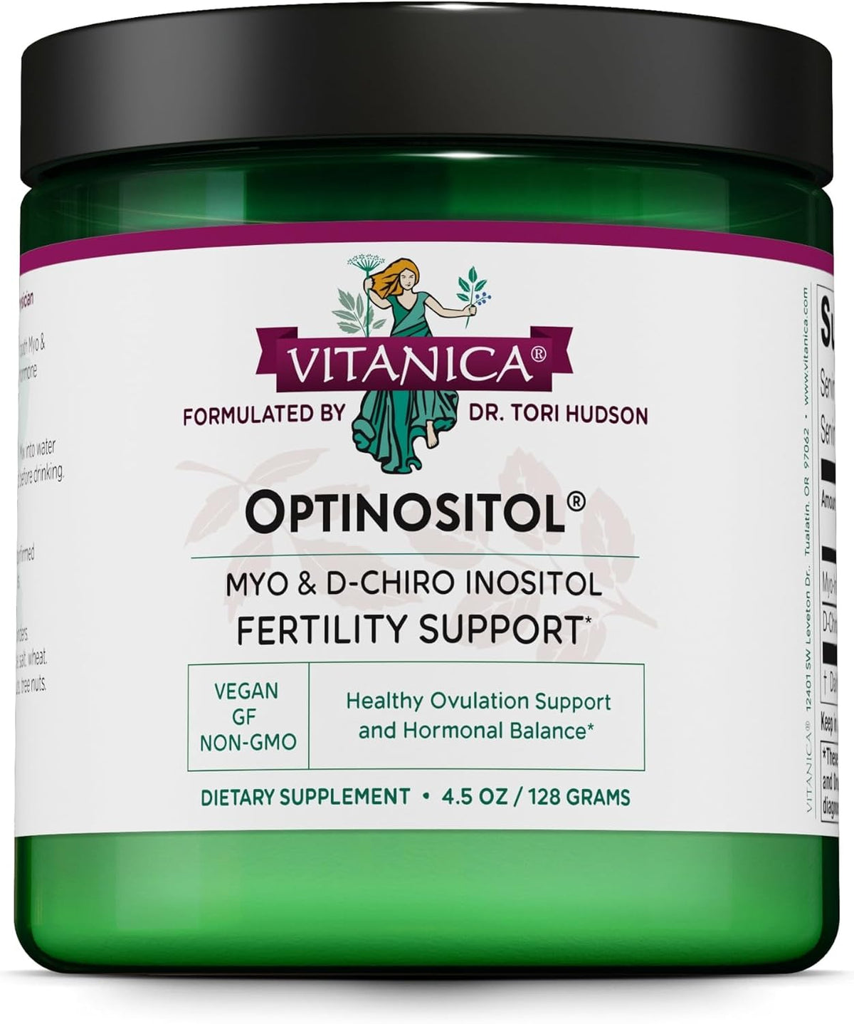 Vitanica Optinositol – Polvo de Myo-Inositol y D-Chiro Inositol 4100 mg, 30 Días – Image 1