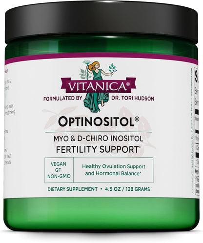 Vitanica Optinositol – Polvo de Myo-Inositol y D-Chiro Inositol 4100 mg, 30 Días – Image 1