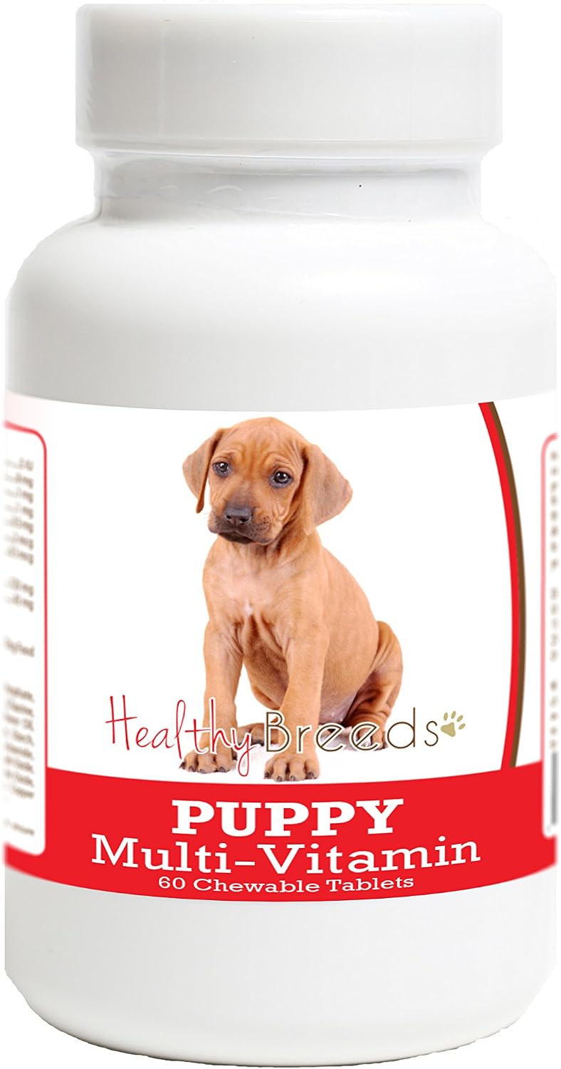 Healthy Breeds Multivitamínico para Cachorros Rhodesian Ridgeback, 60 Comprimidos