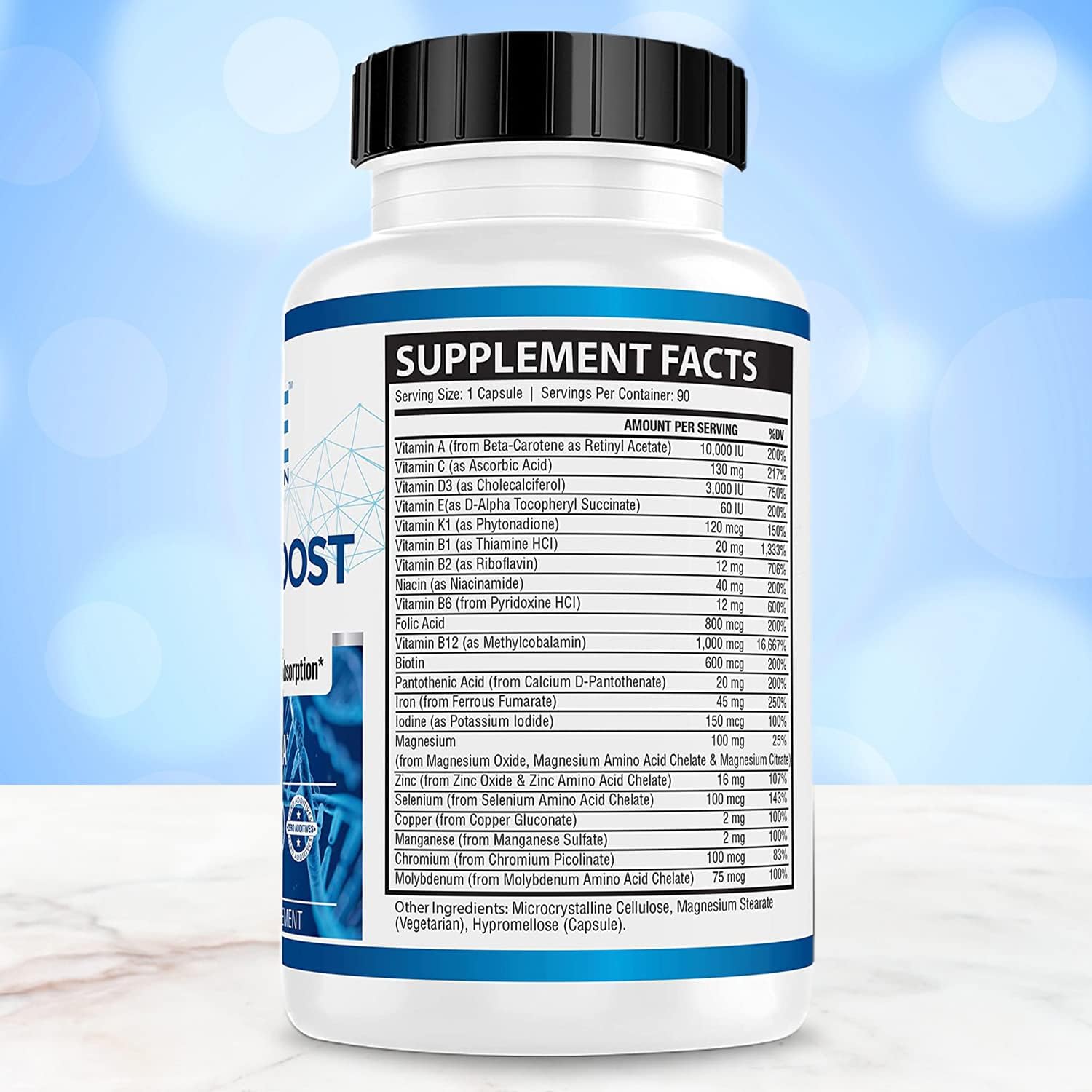 Bariatric Boost One-A-Day Multivitamínico Bariátrico con 45mg de Hierro - 90 Cápsulas