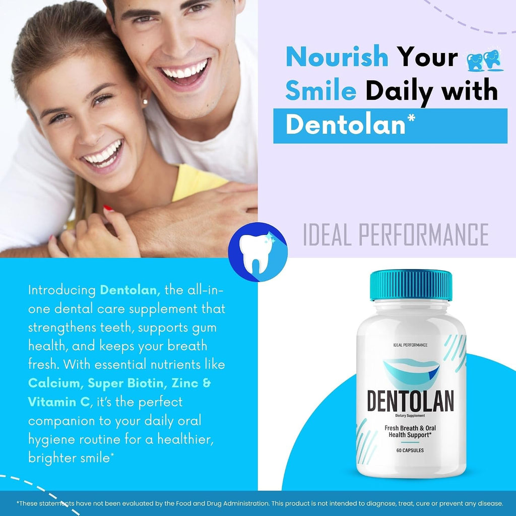 Dentolan Cápsulas para Aliento Fresco y Salud Bucal (60 unidades)
