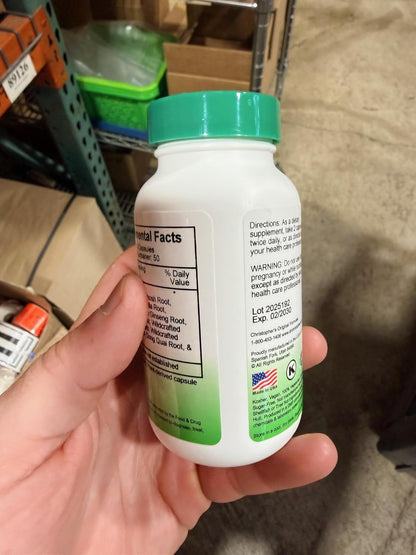 Christopher's Original Formulas Fórmula Hormonal Changease – 450 mg – 100 Cápsulas Vegetarianas – Apoyo Herbal para la – Image 5