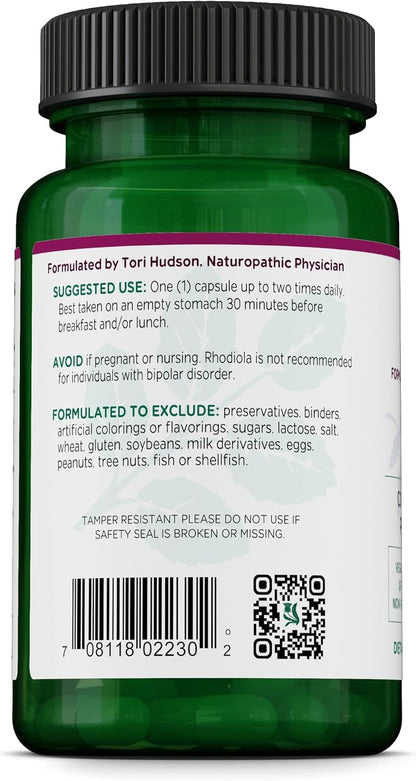 Vitanica Rhodiola Rosea Root Extract 200mg - 60 Cápsulas Veganas – Image 3